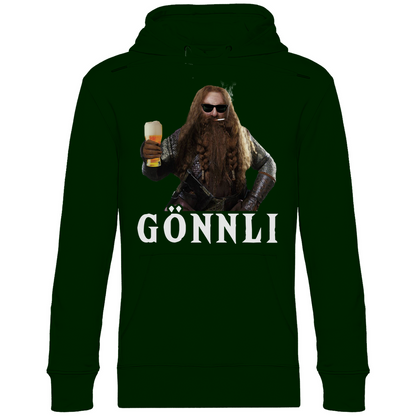 Gönnli Gimli der Herr der Ringe - Beidseitiger Druck - Unisex Hoodie Forest Green