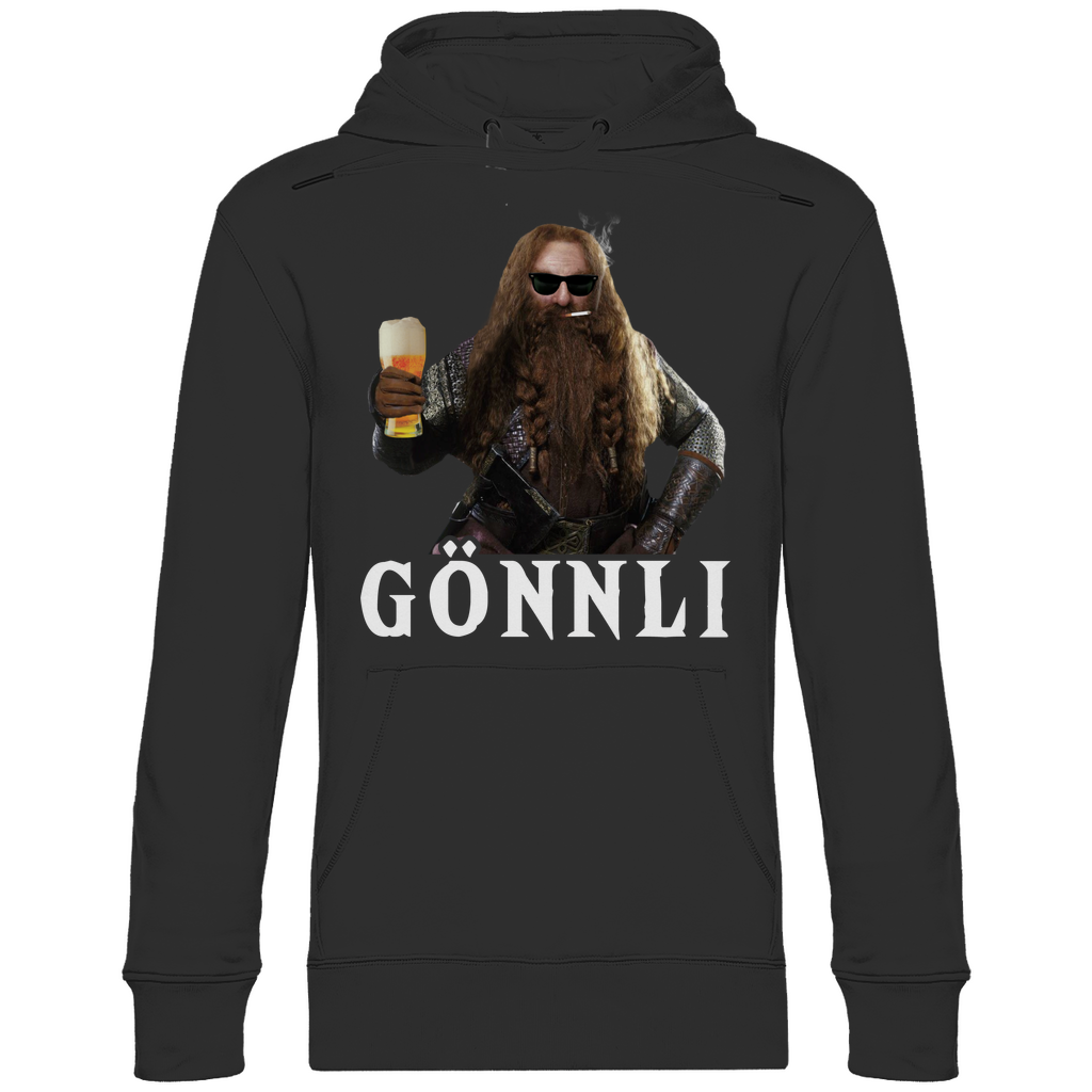 Gönnli Gimli der Herr der Ringe - Beidseitiger Druck - Unisex Hoodie Black