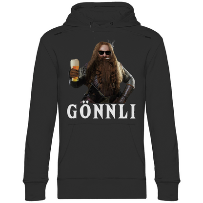Gönnli Gimli der Herr der Ringe - Beidseitiger Druck - Unisex Hoodie Black