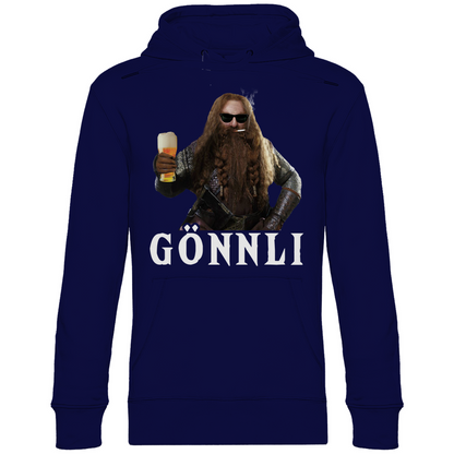 Gönnli Gimli der Herr der Ringe - Beidseitiger Druck - Unisex Hoodie Navy Blue
