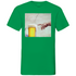Gottes Hand mit Bier - Herren V-Neck Shirt Kelly Green