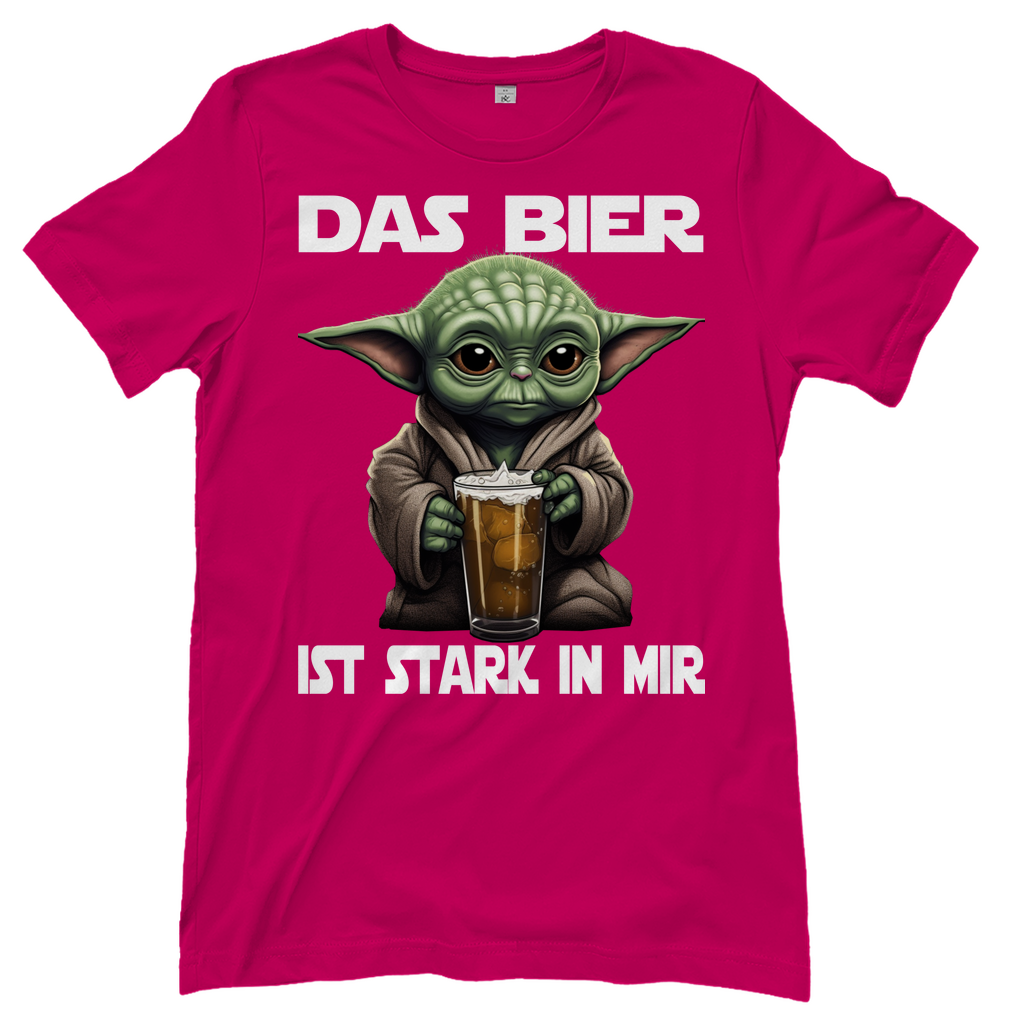 Das Bier ist stark in mir - Baby Yoda Grogu - Damenshirt Sorbet