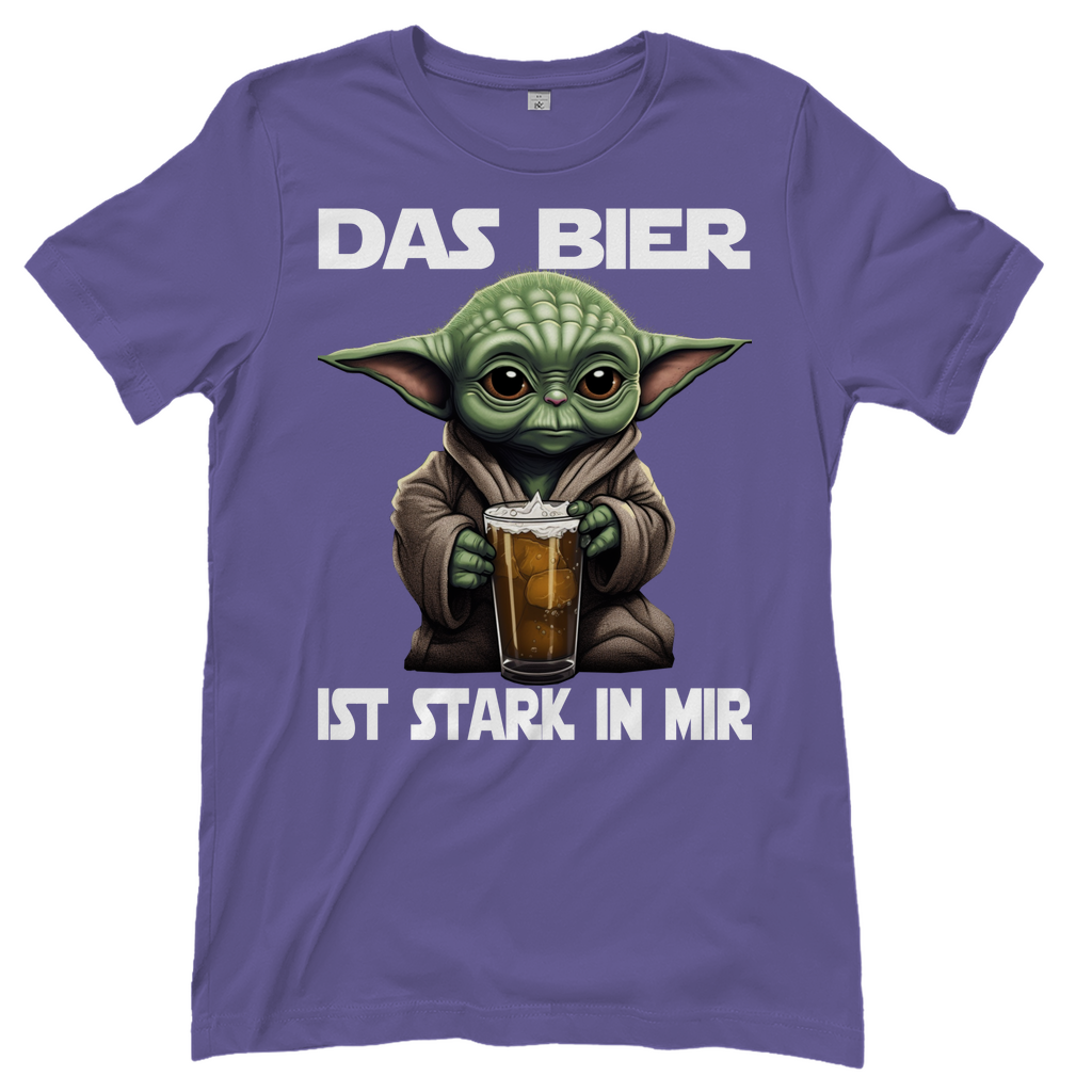 Das Bier ist stark in mir - Baby Yoda Grogu - Damenshirt Millennial Lilac