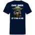 Das Bier ist stark in mir - Baby Yoda Grogu - Herren V-Neck Shirt Navy