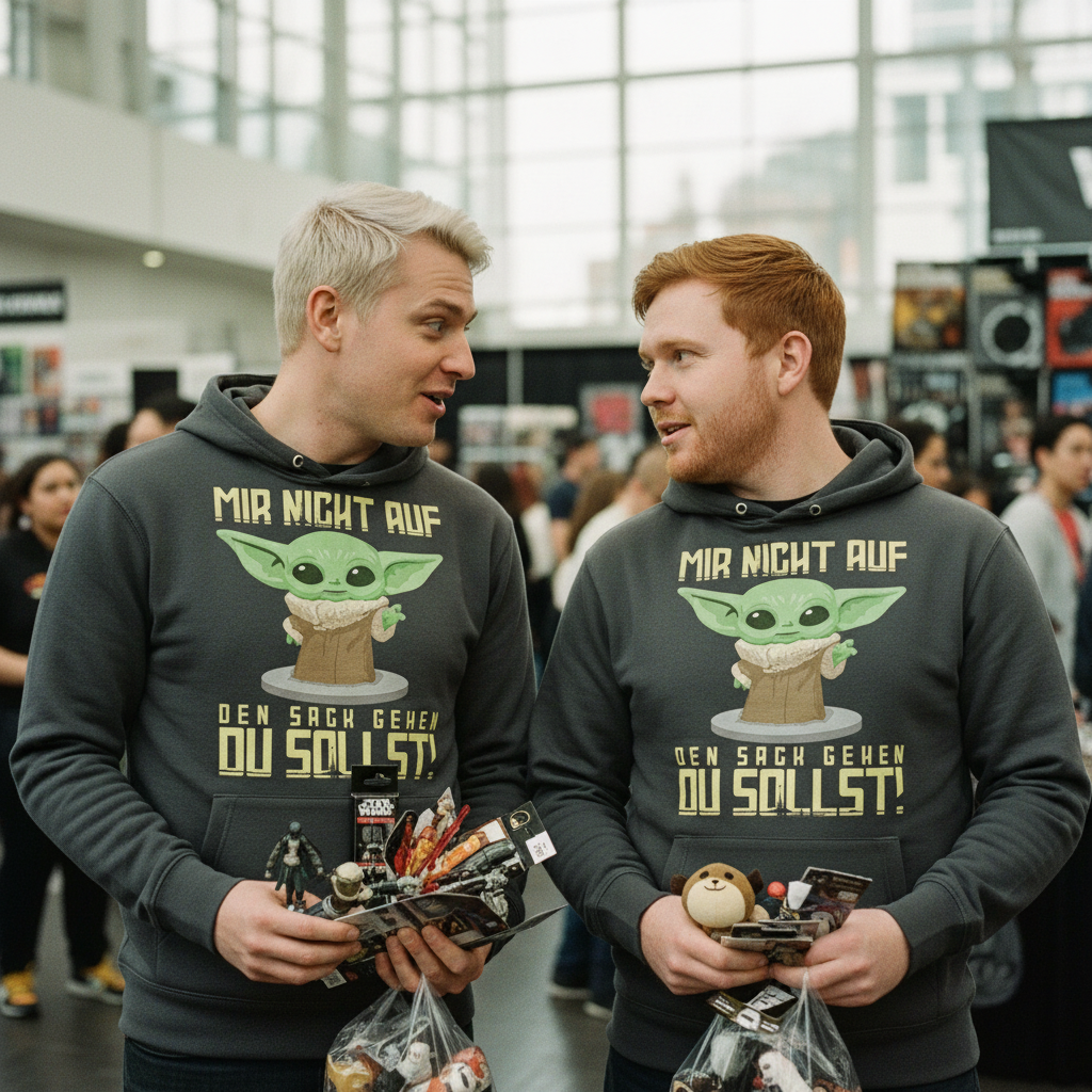 Mir nicht auf den Sack gehen du sollst Baby Yoda Grogu - Unisex Hoodie