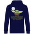 Knuffigkeit widerstehen - Baby Yoda Grogu - Unisex Hoodie Navy Blue