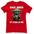 Das Bier ist stark in mir - Baby Yoda Grogu - Damenshirt Red