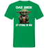 Das Bier ist stark in mir - Baby Yoda Grogu - Herren V-Neck Shirt Kelly Green