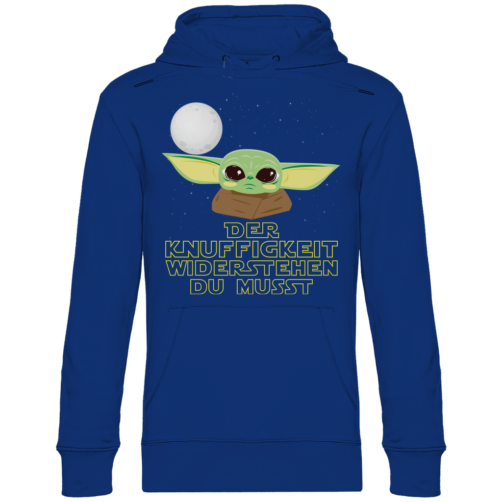 Knuffigkeit widerstehen - Baby Yoda Grogu - Unisex Hoodie Royal