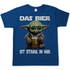 Das Bier ist stark in mir - Baby Yoda Grogu - Herren Shirt Royal Blue