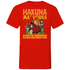 Hakuna Ma Vodka Timon und Pumbaa - Herren V-Neck Shirt Red