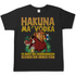Hakuna Ma Vodka Timon und Pumbaa - Herren Shirt Black