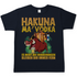 Hakuna Ma Vodka Timon und Pumbaa - Herren Shirt Navy