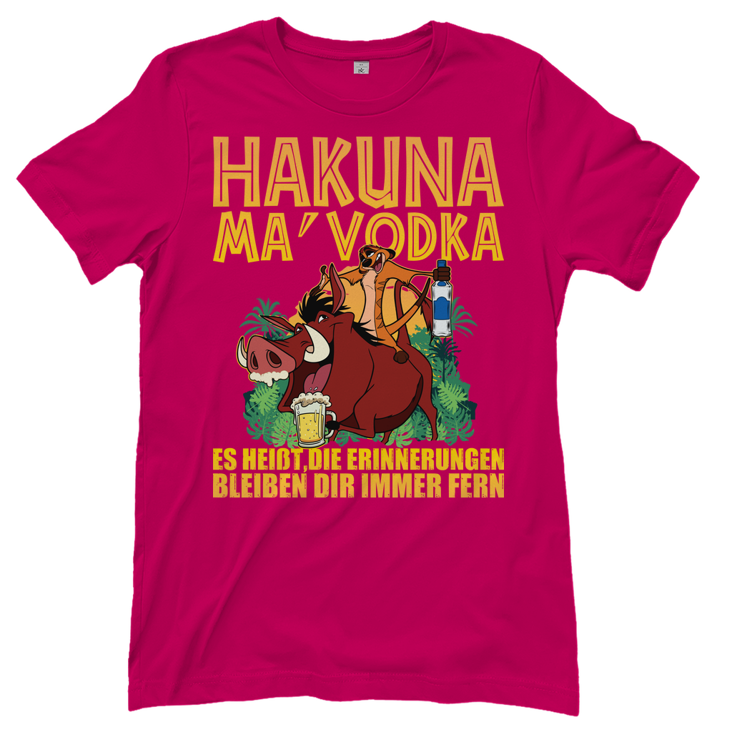 Hakuna Ma Vodka Timon und Pumbaa - Damenshirt Sorbet