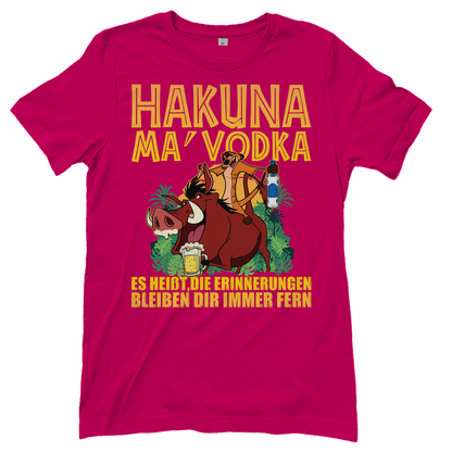 Hakuna Ma Vodka Timon und Pumbaa - Damenshirt Sorbet