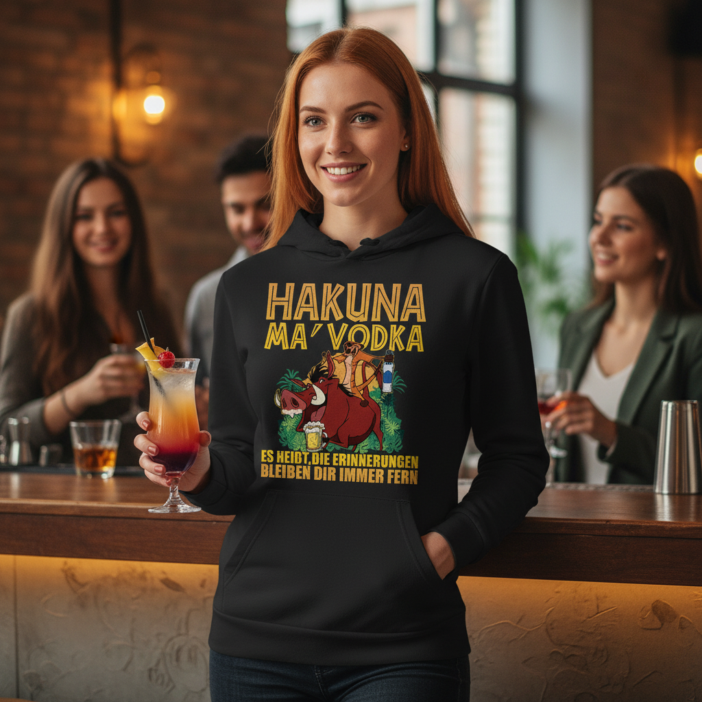 Hakuna Ma Vodka Timon und Pumbaa - Damen Hoodie