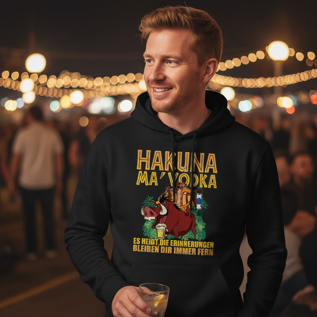 Hakuna Ma Vodka Timon und Pumbaa - Unisex Hoodie