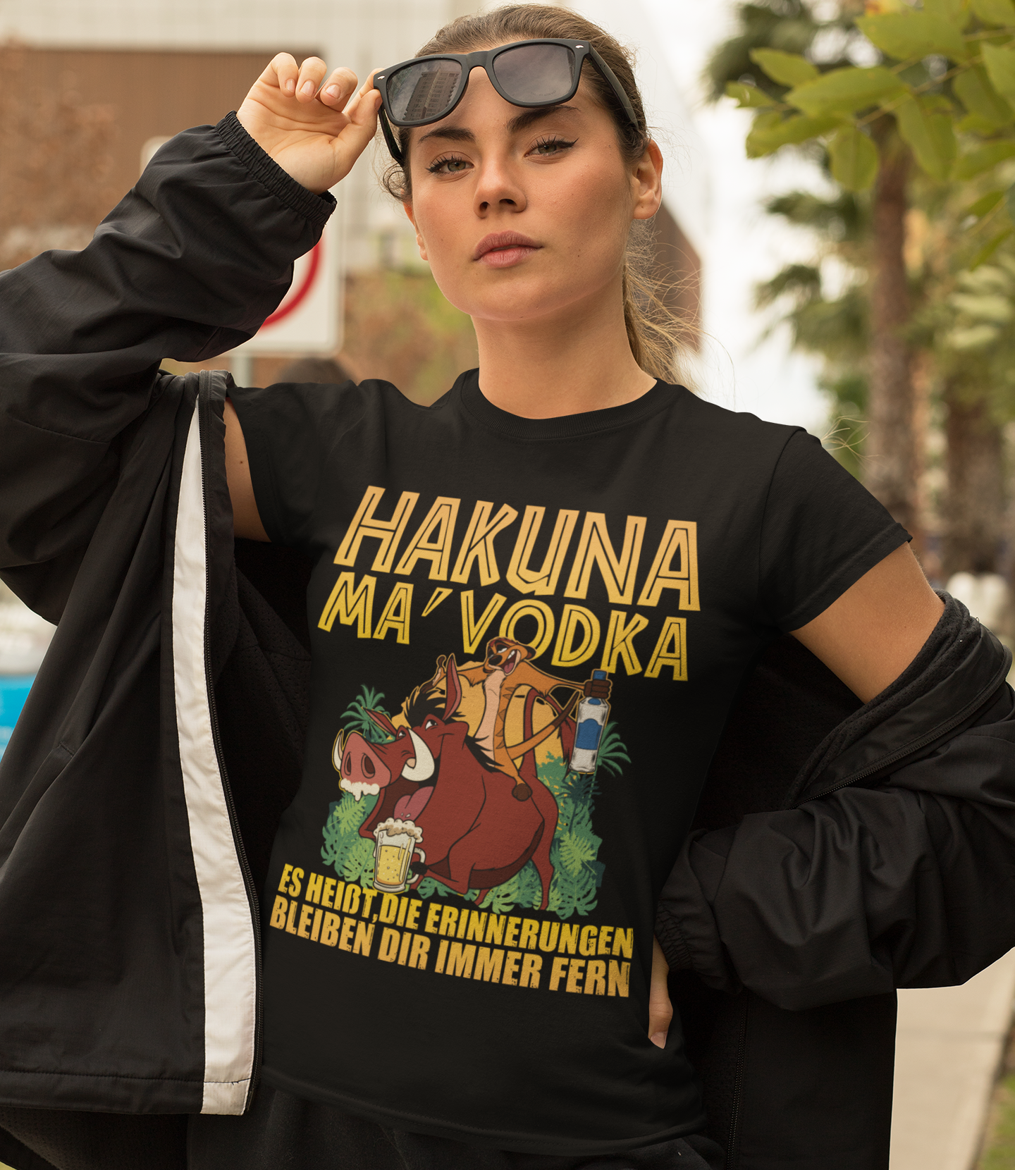 Hakuna Ma Vodka Timon und Pumbaa - Damenshirt