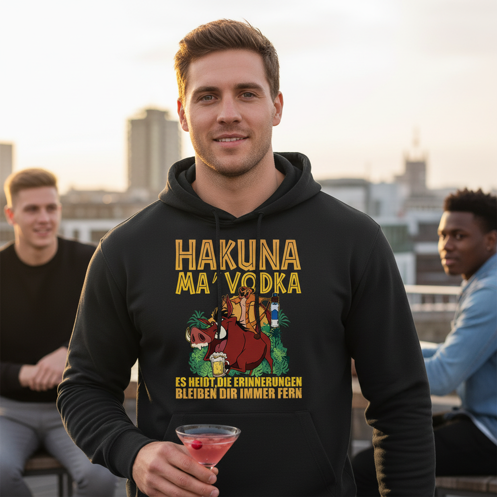 Hakuna Ma Vodka Timon und Pumbaa - Unisex Hoodie