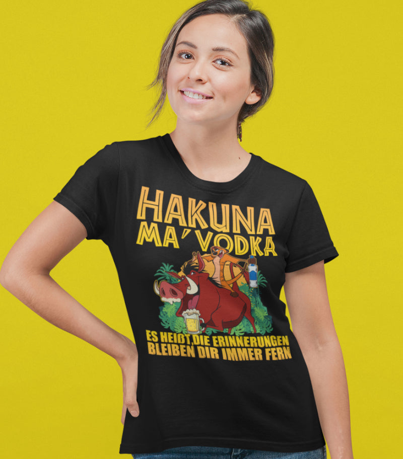 Hakuna Ma Vodka Timon und Pumbaa - Damenshirt