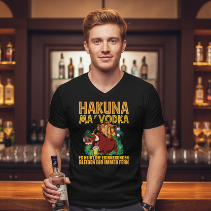 Hakuna Ma Vodka Timon und Pumbaa - Herren V-Neck Shirt