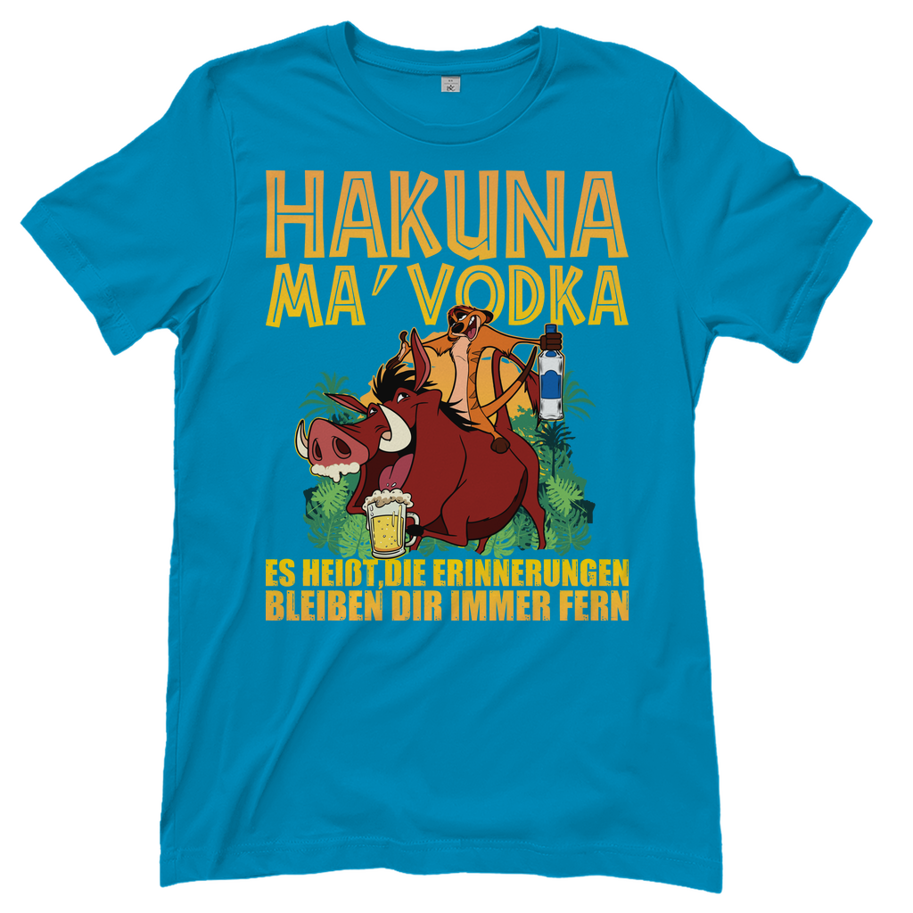 Hakuna Ma Vodka Timon und Pumbaa - Damenshirt Atoll