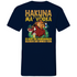 Hakuna Ma Vodka Timon und Pumbaa - Herren V-Neck Shirt Navy