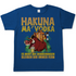 Hakuna Ma Vodka Timon und Pumbaa - Herren Shirt Royal Blue