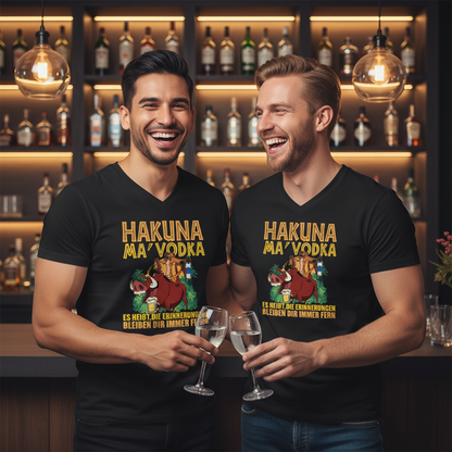 Hakuna Ma Vodka Timon und Pumbaa - Herren V-Neck Shirt