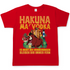 Hakuna Ma Vodka Timon und Pumbaa - Herren Shirt Red