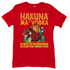 Hakuna Ma Vodka Timon und Pumbaa - Damenshirt Red