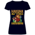 Hakuna Ma Vodka Timon und Pumbaa - V-Neck Damenshirt Deep Navy