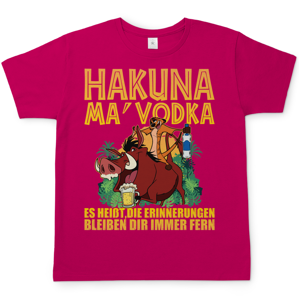 Hakuna Ma Vodka Timon und Pumbaa - Herren Shirt Sorbet