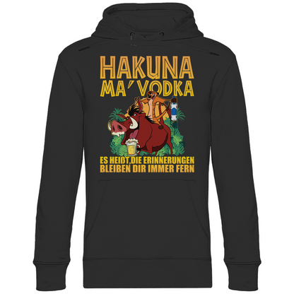 Hakuna Ma Vodka Timon und Pumbaa - Unisex Hoodie Black