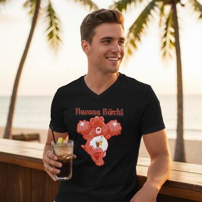 Havana Bärchi - Glücksbärchi - Herren V-Neck Shirt