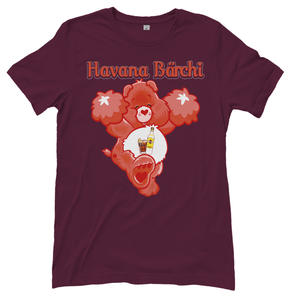 Havana Bärchi - Glücksbärchi - Damenshirt Burgundy