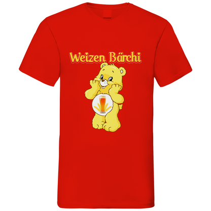 Weizen Bärchi - Glücksbärchi - Herren V-Neck Shirt Red