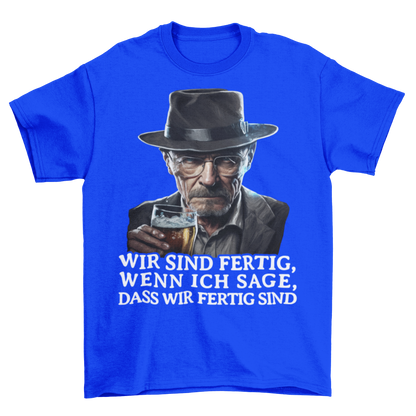 Heisenberg wir sind fertig - Herren Shirt Royal Blue