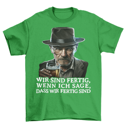 Heisenberg wir sind fertig - Herren Shirt Kelly Green