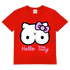 Hello Kitty Titty - Herren V-Neck T-Shirt Red