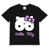 Hello Kitty Titty - Herren V-Neck T-Shirt Black