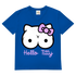 Hello Kitty Titty - Herren V-Neck T-Shirt Royal Blue