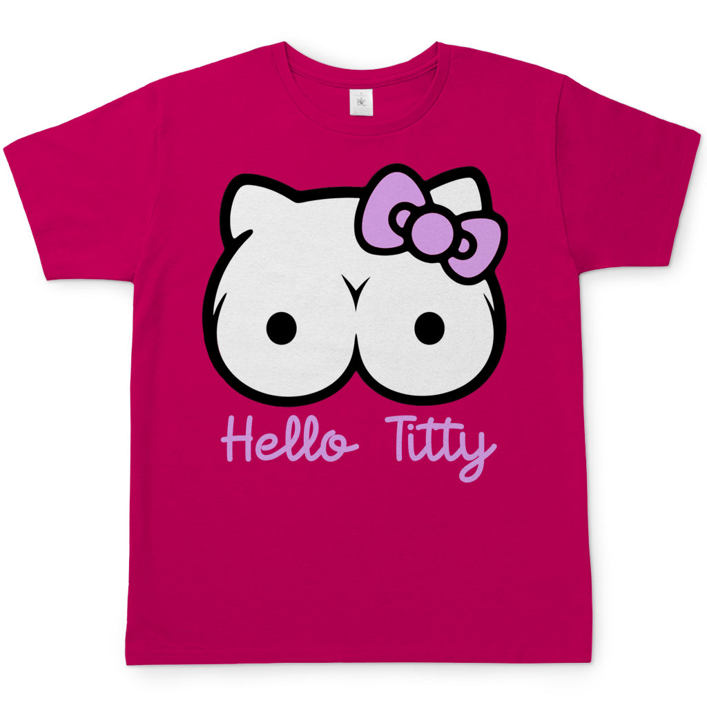 Hello Kitty Titty - Herren T-Shirt Sorbet