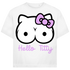 Hello Kitty Titty - Jack and Jones Oversize T-Shirt White