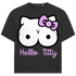 Hello Kitty Titty - Jack and Jones Oversize T-Shirt Black