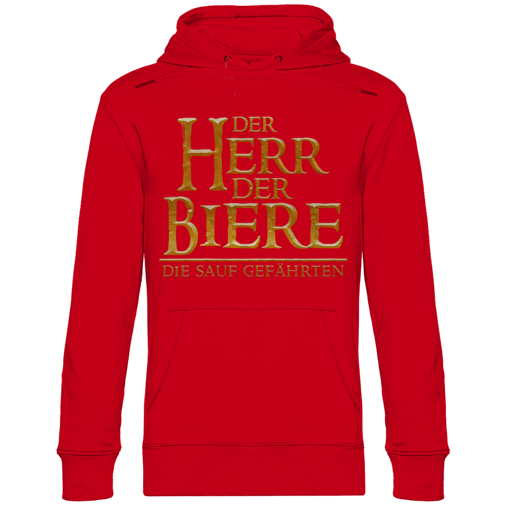 Der Herr der Biere die sauf Gefährten HDR - Unisex Hoodie Red
