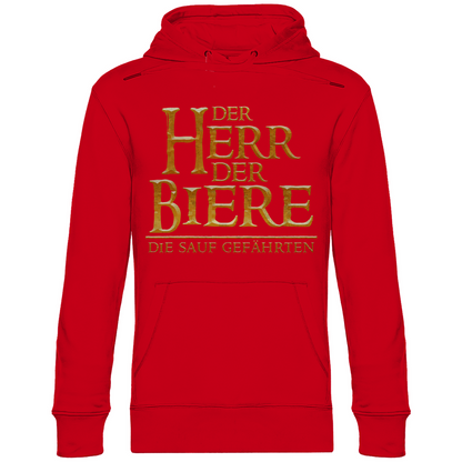 Der Herr der Biere die sauf Gefährten HDR - Unisex Hoodie Red