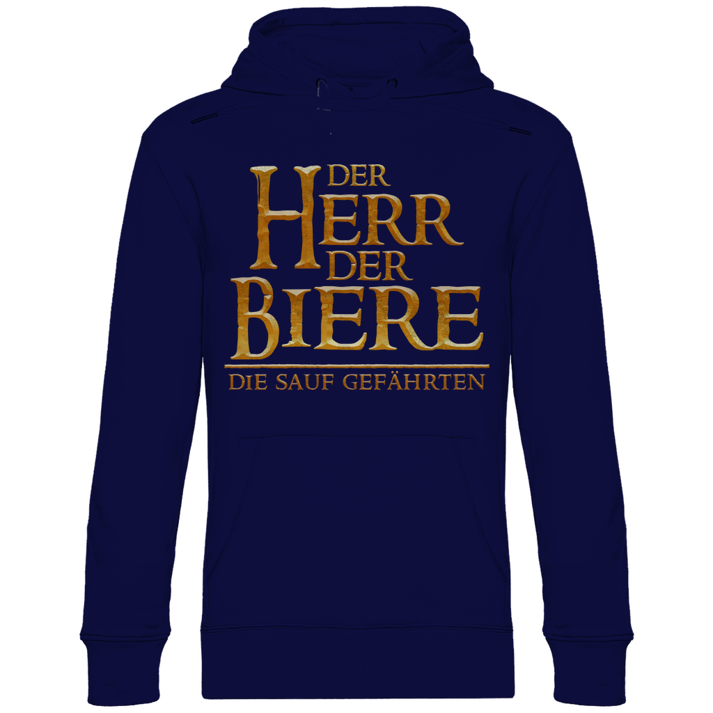 Der Herr der Biere die sauf Gefährten HDR - Unisex Hoodie Navy Blue