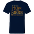 Der Herr der Biere die sauf Gefährten HDR - Herren V-Neck Shirt Navy