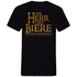 Der Herr der Biere die sauf Gefährten HDR - Herren V-Neck Shirt Black